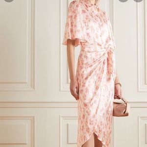 Les Reveries Floral Silk Dress